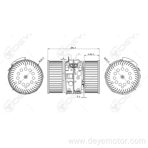 Automotive parts ac motor blower for RENAULT MEGANE